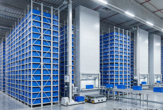保護中: 自動倉庫の大規模リニューアル｜新規 ロボット・自動機システム 開発.com